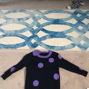JCREW Polka dot Light weight sweater. Worn twice.